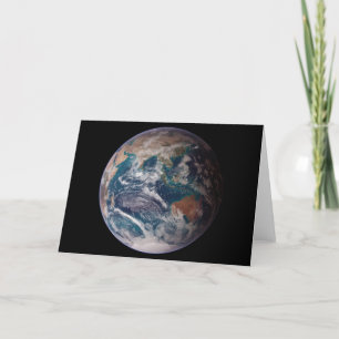 NASA Planet Earth Indian Ocean View Card