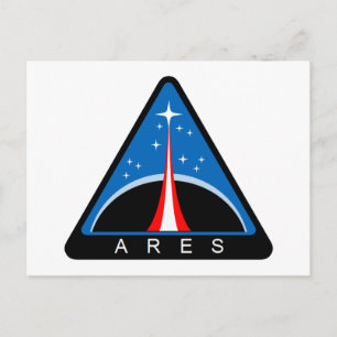 NASA Project Ares Logo   Postcard