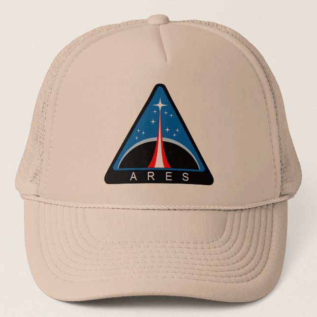 NASA Project Ares Logo Trucker Hat (Front)
