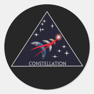 NASA Project Constellation Logo   Classic Round Sticker