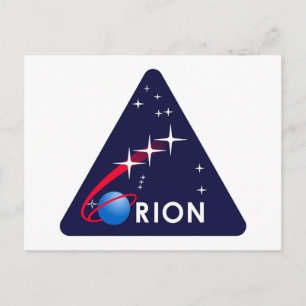 NASA Project Orion Logo Postcard