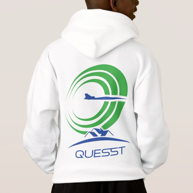 NASA Quesst Logo Supersonic White (Back)