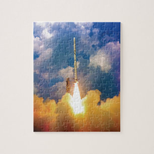NASA Scout Rocket Launch Liftoff Jigsaw Puzzle
