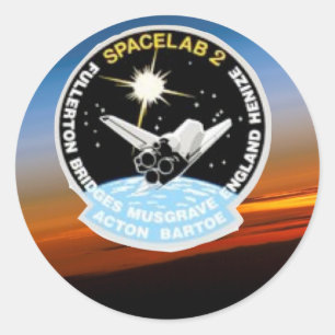 Nasa SkyLab Classic Round Sticker