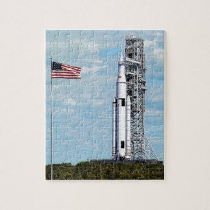 NASA SLS Space Launch System Rocket Launchpad Jigsaw Puzzle