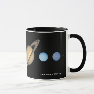 NASA Solar System Planet Sizes Chart Mug