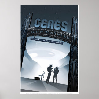 Nasa Space Poster, Retro Wall Art, Space Travel Poster