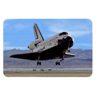 NASA Space Shuttle Atlantis Landing Edwards AFB Magnet