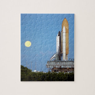 NASA Space Shuttle Atlantis STS-86 Launch Rollout Jigsaw Puzzle