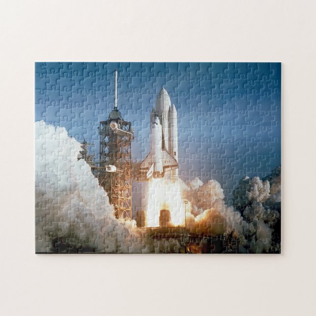 NASA Space Shuttle Columbia launch Jigsaw Puzzle (Horizontal)