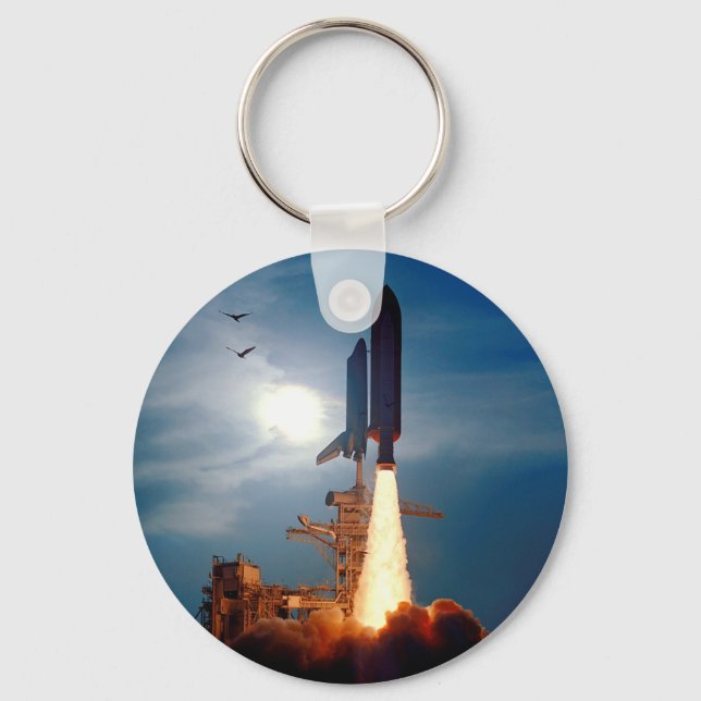 NASA Space Shuttle Discovery Launch STS-64 Key Ring (Front)