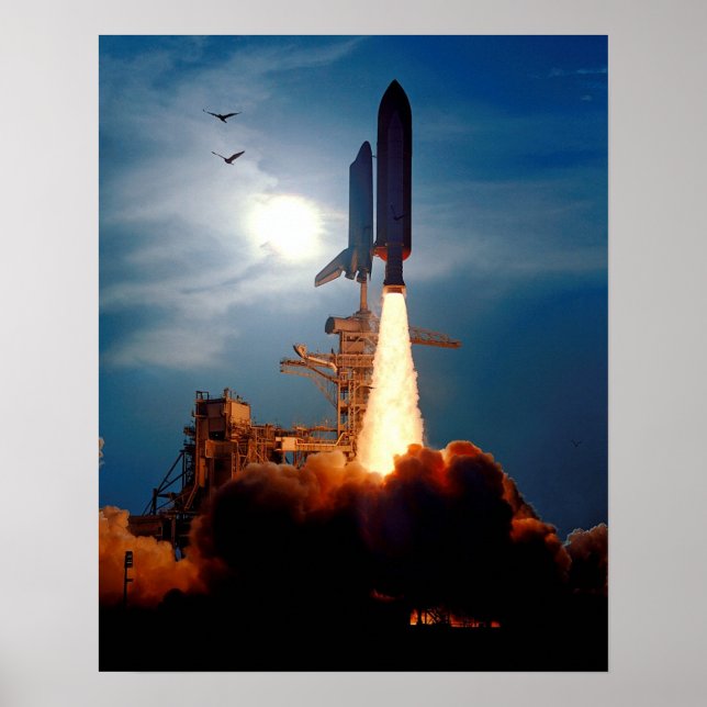 NASA Space Shuttle Discovery Launch STS-64 Poster (Front)