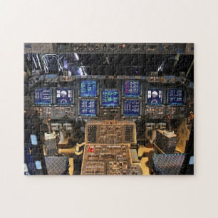 NASA Space Shuttle Endeavour Flight Deck Cockpit Jigsaw Puzzle