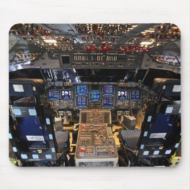 NASA Space Shuttle Endeavour Flight Deck Cockpit Mouse Pad (Front)