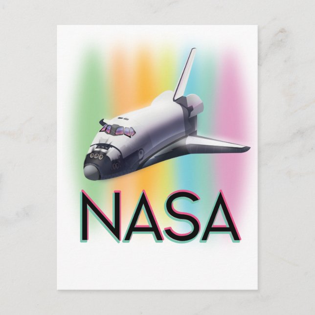 NASA Space Shuttle Postcard (Front)