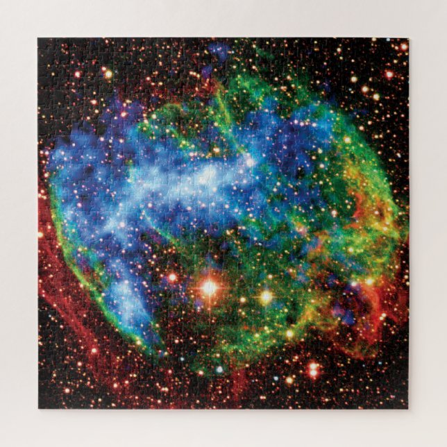 NASA Supernova Remnant W49B Gamma Ray Burst Photo Jigsaw Puzzle (Vertical)