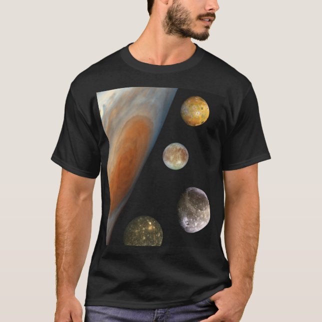 NASA / The Jovian System. T-Shirt (Front)