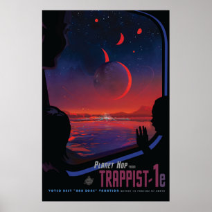 Nasa / TRAPPIST-1e / Planet HOP / Poster