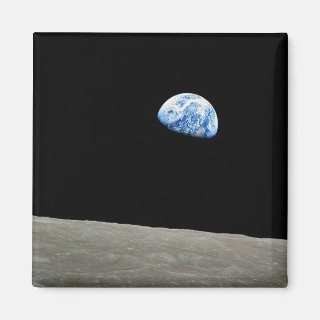 NASA - View from Apollo8, Dec24, Earthrise Magnet (Front)