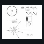 NASA Voyager Golden Record Poster<br><div class="desc">Can you read them?  You're probably an alien.</div>