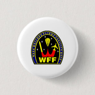 Nasa Wallops Flight Facility Insignia 3 Cm Round Badge