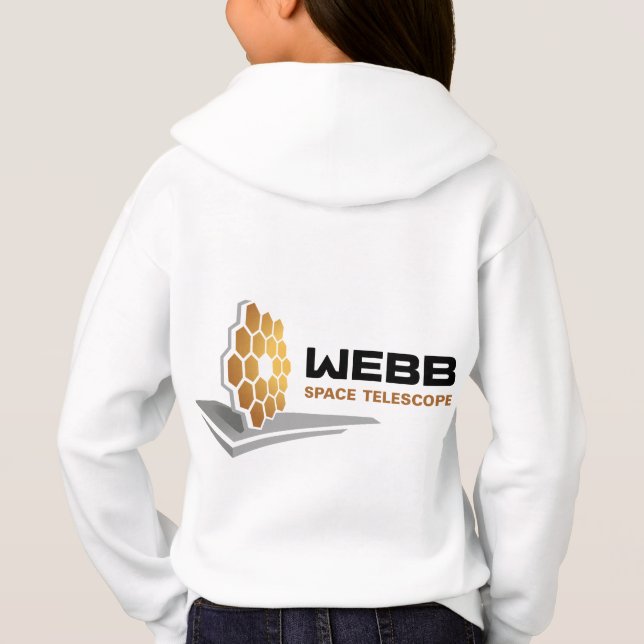 NASA Webb Space Telescope Rocket White Kids’ (Back)
