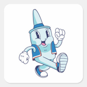Nasal spray square sticker