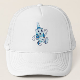 Nasal spray trucker hat