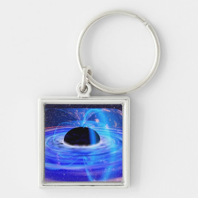 NASA's Blue Black Hole Key Ring (Front)