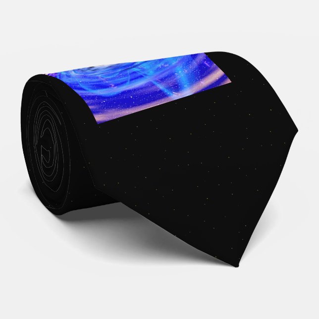 NASA's Blue Black Hole Tie (Rolled)