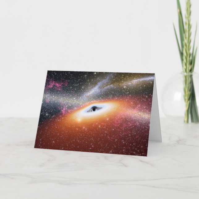 NASAs Massive Black Hole Card (Front)