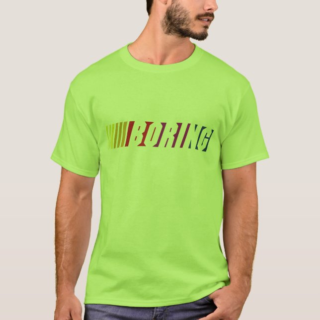 Nascar Boring T-Shirt (Front)