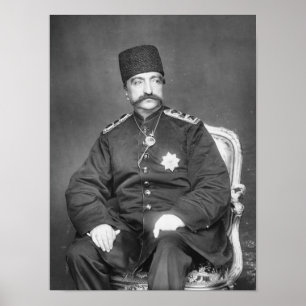 Naser al-Din Shah Qajar of Persia Poster