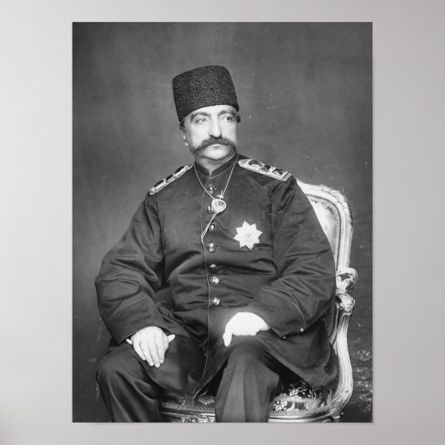 Naser al-Din Shah Qajar of Persia Poster (Front)