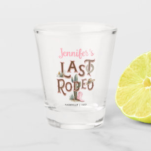 Nash Bash Last Rodeo Bachelorette Shot Glass