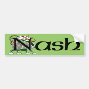 Nash Celtic Dragon Bumper Sticker