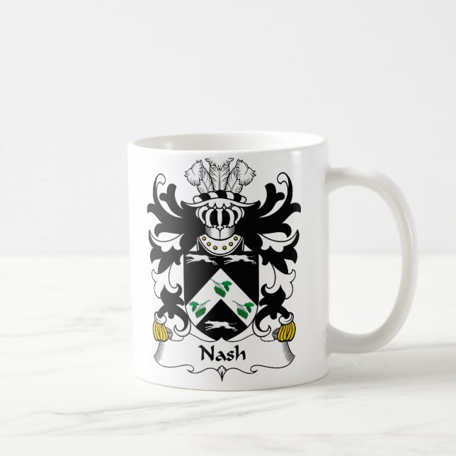 Nash Family Crest Coffee Mug (Right)