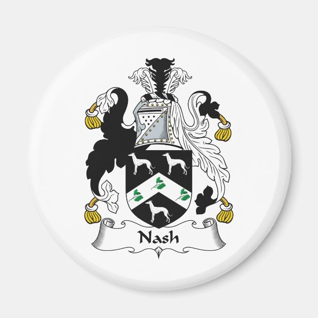 Nash Family Crest Magnet (Front)