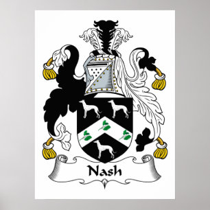 Nash Family Crest Poster