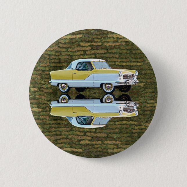 Nash Metropolitan 6 Cm Round Badge (Front)