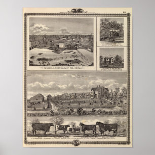 Nashua farm and residence poster