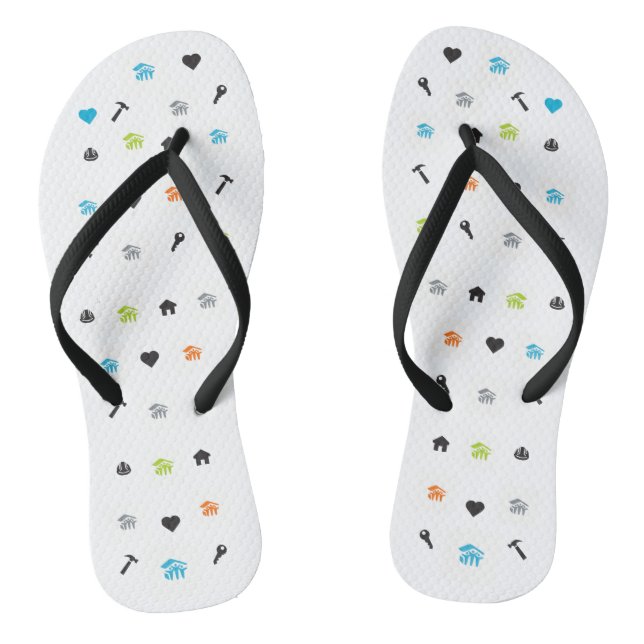 Nashua Habitat Colourful Flipflops (Footbed)
