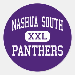 Nashua South - Panthers - High - Nashua Classic Round Sticker