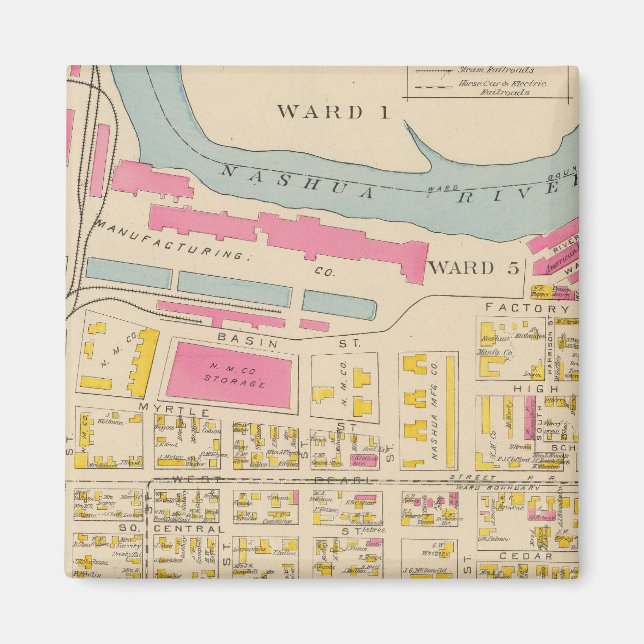 Nashua, Ward 1, 56, 8 Magnet (Front)