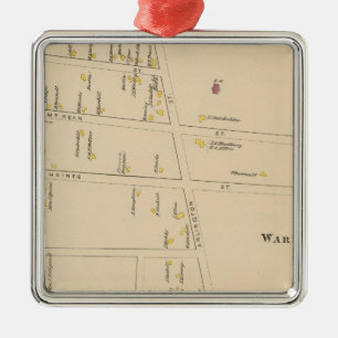 Nashua, Ward 7, Edgeville Metal Ornament