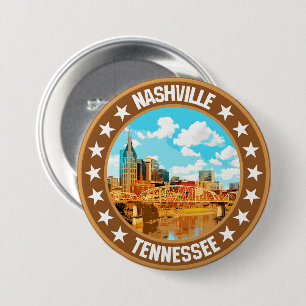 Nashville                                          7.5 cm round badge