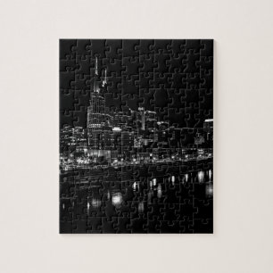 Nashville At Night Jigsaw Puzzle