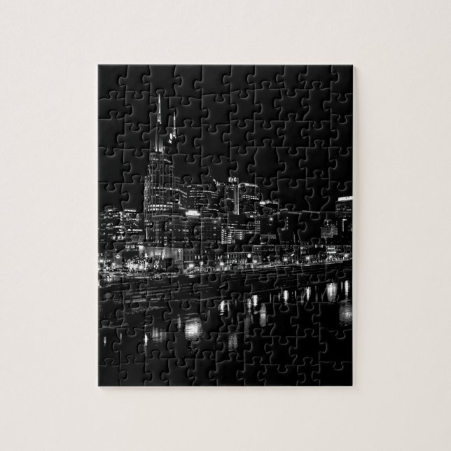 Nashville At Night Jigsaw Puzzle (Vertical)