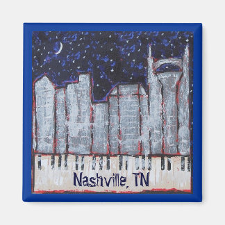 Nashville at night magnet