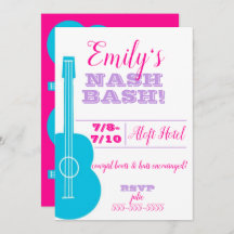 Nashville/Austin Bachelorette Party Invitation